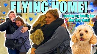 FLYING HOME AFTER LIVING ABROAD FOR A YEAR! Reunion Vlog 