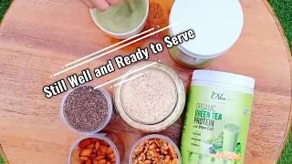 Healthy Breakfast Idea Nuewee Organic Green Tea Protein with Stem Cell