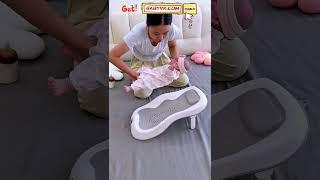 Sweating while holding baby to feed? This Baby Feeding Support Rack saves your arms! #BabyCare