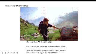 Process of H.264 encoding -- intra inter prediction, macroblock, frame type...