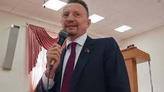 Кандидат на должность главы Башкортостан Шайнуров Артур КПРФ провел собрание г. Нефтекамск