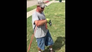 Rolling up extension cords