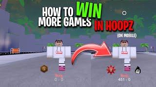 HOW TO GET BETTER AT HOOPZ ON MOBILE! (WIN MORE GAMES) | ROBLOX HOOPZ!