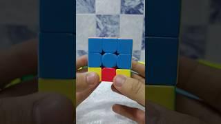 solved Rubik's cube with 2 moves #shorts #rubikscube #shortscube #tricks