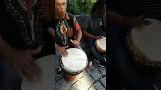 Baba Luther master drummer..Congo Square NOLA 10/30/23