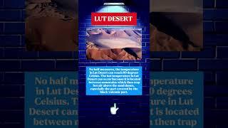 Lut Desert - The hottest desert on Earth. #lutdesert #unique #unlock #science #uniquefacts #world