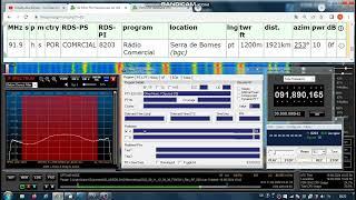 FM DX Es - 110822 1240UTC - 91.9 Rádio Comercial (POR) Serra de Bornes (bgc) 10kW 1921km