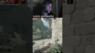 twitch: ghanaka164 #kcgaming #faceit #kcgo #shorts