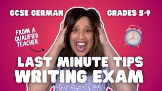 GCSE GERMAN WRITING EXAM How To Get FULL MARKS (AQA 150 Words)