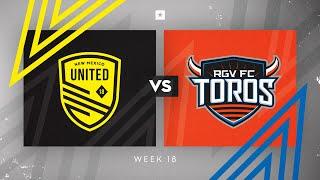 New Mexico United vs. Rio Grande Valley FC; July 9, 2022