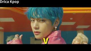 MV with names (BTS - Boy With Luv) feat.Halsey