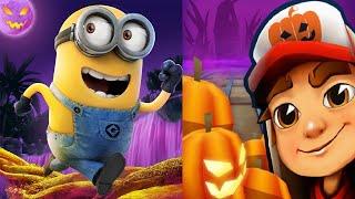 Subway Surfers Halloween 2020 Cambridge VS Despicable Me - Minion Rush New Update GINGERBREAD HOUSE