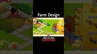 Hay Day Farm Design Idea #hayday #shorts #decoração #farmdesign