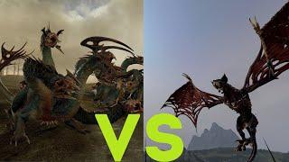 Харибда vs Терроргейст Total War Warhammer 2. тесты юнитов v1.4.1.