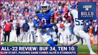 All-22 Review: Assessing Buffalo Bills Slow Start + Josh Allen, Passing Game Comes to Life vs Titans