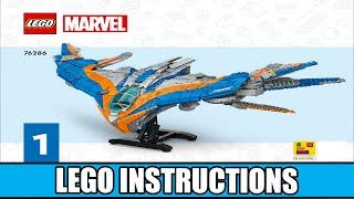 LEGO Instructions - Marvel - 76286 - The Milano Spaceship - Guardians of the Galaxy (Book 1)