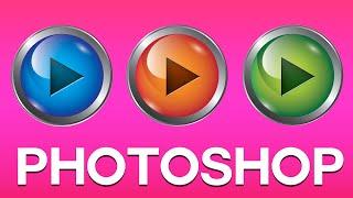 Make 3d Buttons In Photoshop In Hindi Urdu Photoshop Tutorials For Begginers in 2022