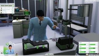 The Sims 4 Get to Work - Scientist Career Gameplay