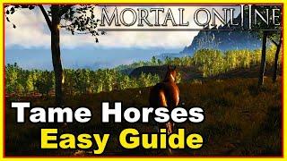 How to Tame Your First Horse in Mortal Online 2 - Easy Guide for Beginners