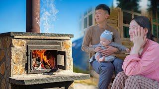 Building a stove for a family in a remote mountainous area