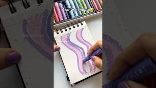 Trust the process #shorts #trendingshorts #viral #oilpastel #northernlights #oilpastelscenery
