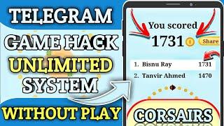 How To Hack Corsairs Telegram Game On Mobile | Telegram Game Bot Score Hack