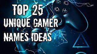 Top 25 Unique Gamer Names Ideas || AxomFF9 