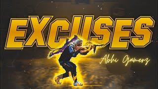 EXCUSES | PATA LAGUGA | Beat Sync Montage | @AbhiGamerzSUBSCRIBE