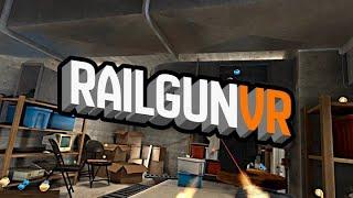 RailGunVR | FAST PREVIEW PURE VR GAMEPLAY MECHANICS | META QUEST | SILENT PLAYER | NO COMMENTING