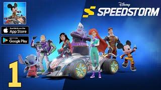 Disney Speedstorm Mobile (Official Launch) Gameplay Walkthrough Part 1 (Android, iOS)