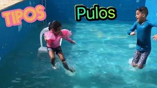 TIPOS DE PULO NA PISCINA