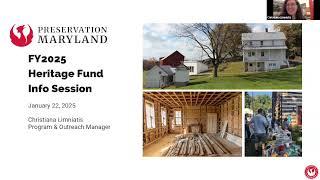 Heritage Fund Virtual Information Session