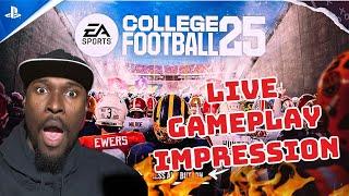 College Football 25 PS5 Early Access Live Gameplay Impressions