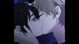 Shun x Mio | Yaoi romance  kiss seen part-1 |  "You and me"