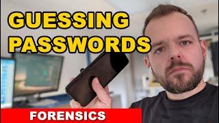 Guessing passwords.