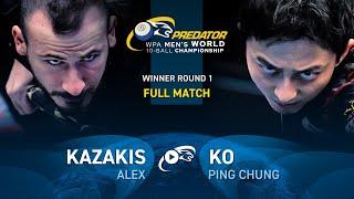 KAZAKIS vs KO ▸ 2024 WPA PREDATOR WORLD CHAMPIONSHIP MEN'S 10-BALL