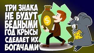 3 знака Зодиака выберутся из нищеты и смогут разбогатеть в год Крысы