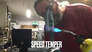 How to speed temper your knife - blade - blade smithing tricks and tips