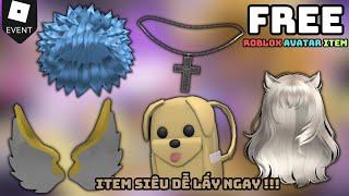 Cách lấy item Dog Backpack siêu dễ trong 2 phút + tóc nam xù + tóc nữ tai mèo + UGC Limited Roblox