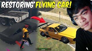 RESTORING "ABANDONED FLYING CAR" in INTRACON CITY! ft. @EricsonPauloYT@MaowMusicaOfficial ||Karlitzz