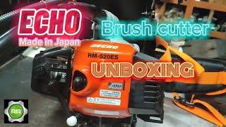 Echo brush cutter RM-520ES Strong backpacker/Echo Motorlu tirpan / unboxing / kutudan çıkarma #Echo