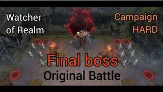 Watcher of Realm. Campaign-hard H7-15 Final Boss - original battle.