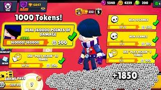 Complete 1000 TOKENS Mission on Edgar - Brawl Stars Complete Mission