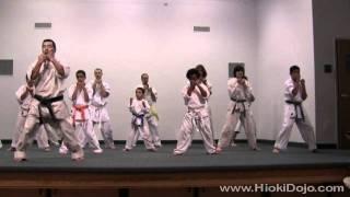 Hioki Dojo (part 1 of 4) - Kyokushin Karate Demonstration performed by Sensei Hioki and Students