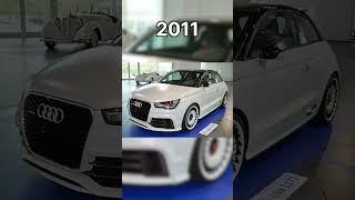 Evolution of Audi A1 #shorts