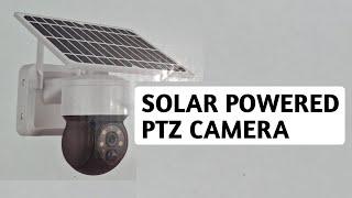 How to install a solar PTZ camera