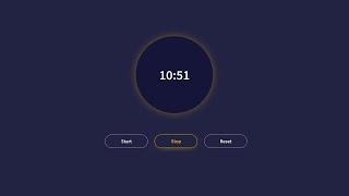 JavaScript Stopwatch | Fun Beginner JavaScript Project With HTML, CSS & JS