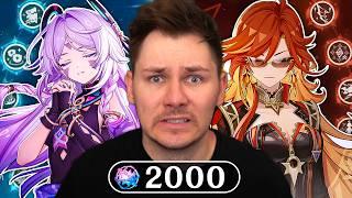 Can I C6 R5 Mavuika AND Citlali With ONLY 2000 Fates!? | Genshin Impact