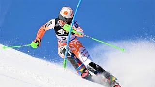 Petra VLHOVÁ - Slalom (Run 1) - Courchevel Meribel FRA - 2023 - 5th Place