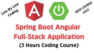 Spring Boot + Angular Full Stack | Full Course [NEW] 